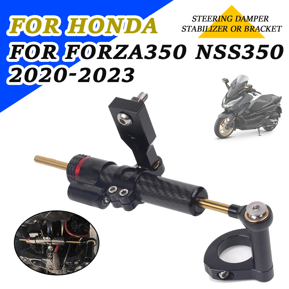 

Motorcycle Accessories Damper Steering Stabilize Safety Control Bracket Kit For HONDA FORZA350 FORZA 350 NSS 350 NSS350 2023