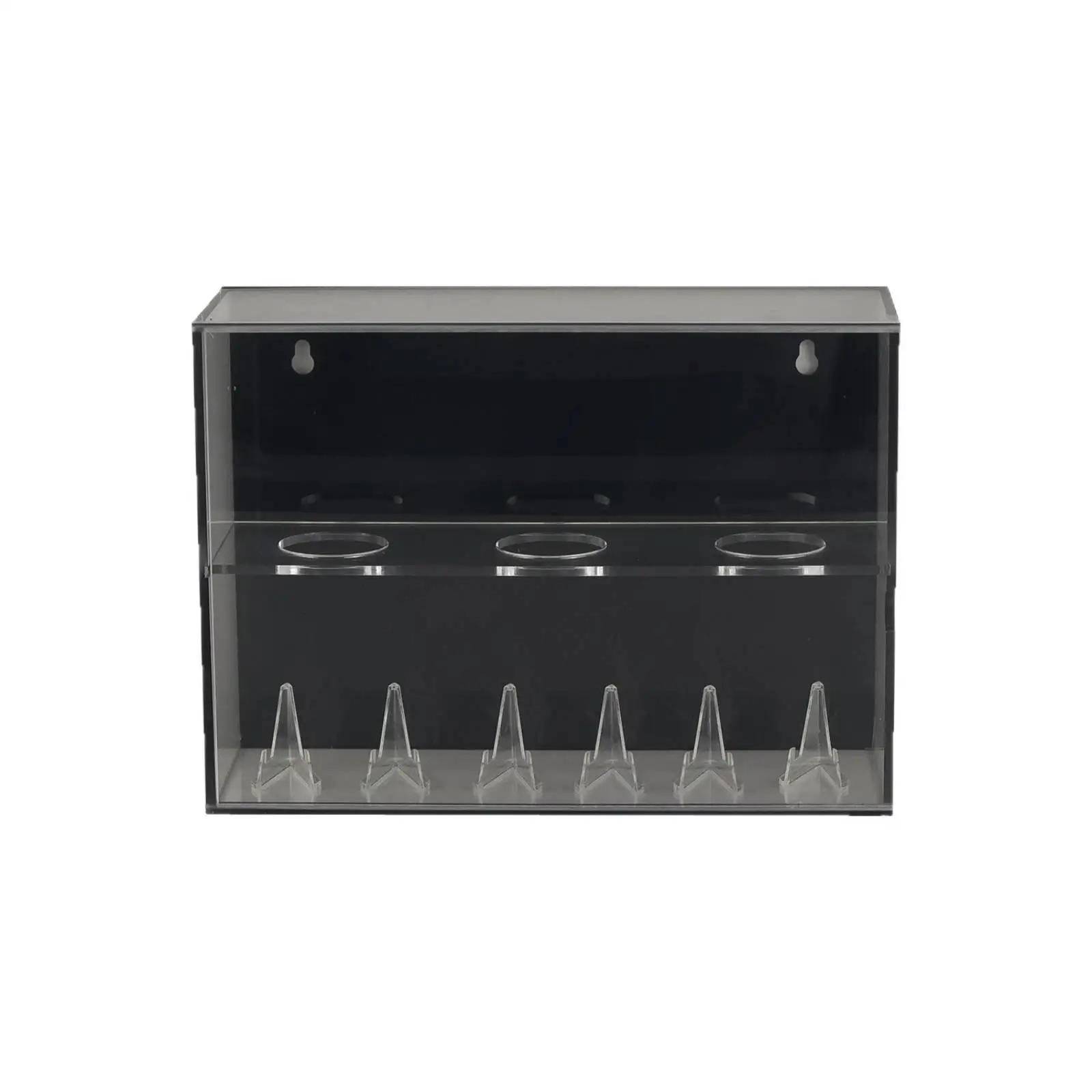 Acrylic Baseball Display Case with Shelf Stable Baseball Memorabilia Display Case Compact Dustdirt-Resistant for Sports Room