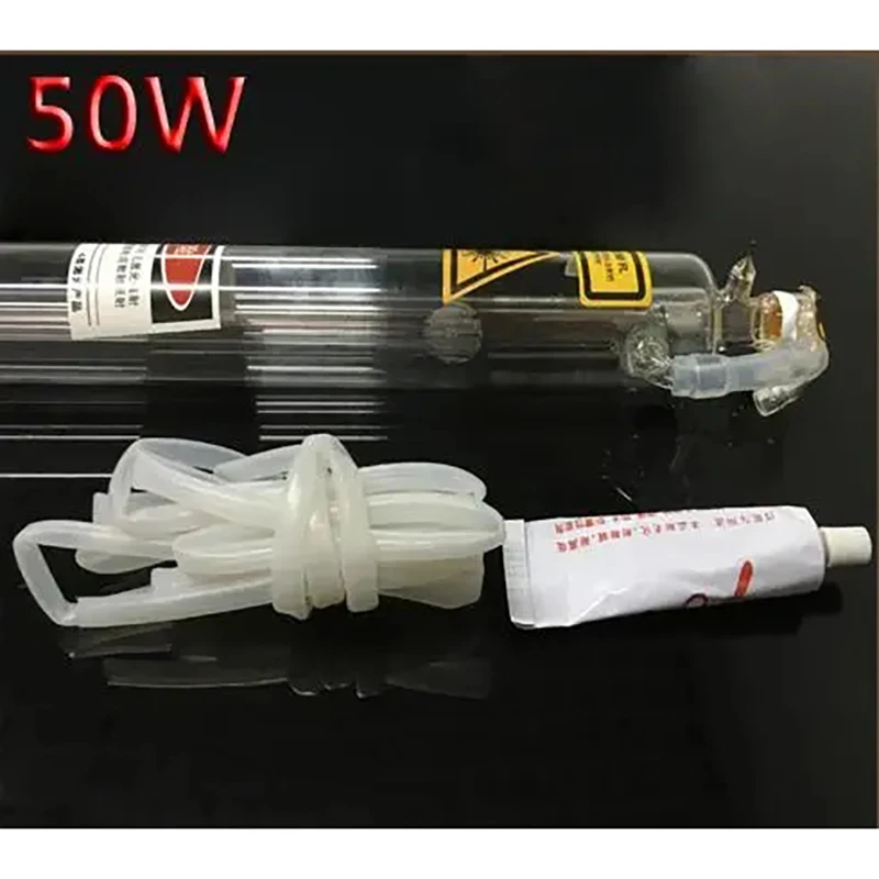 High Quality 800MM 50W Co2 Glass Laser Tube For Engraver Cutting Machine