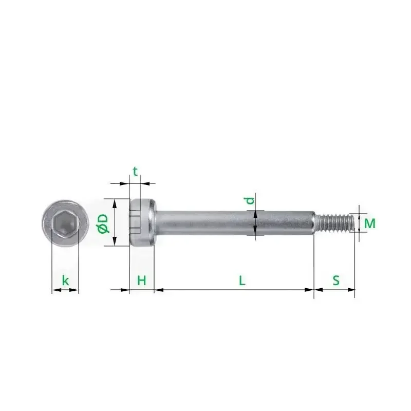 

Tuozhu 3D printed standard parts M2x2.5x4 cylindrical head screw plugs