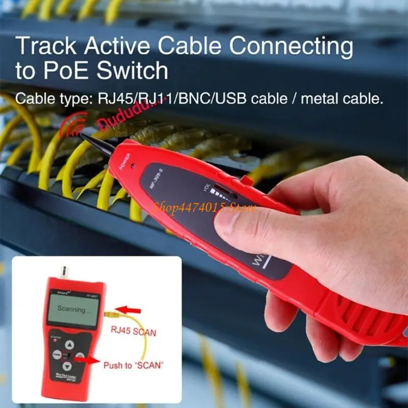 K1AA 네트워크 케이블 테스터 체크 배선 RJ45 RJ11 네트워크 측정 테스트 와이어