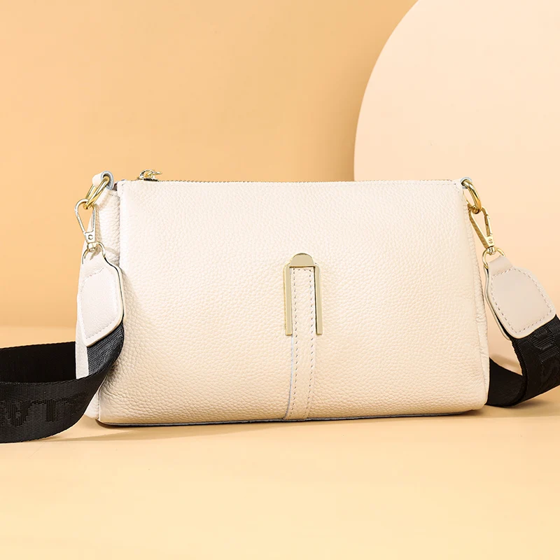 High Quality Cow Leather Ladies Handbag Fashion Luxury Female Messenger Shoulder Sac Women Genuine Leather Crossbody Bags Tote
