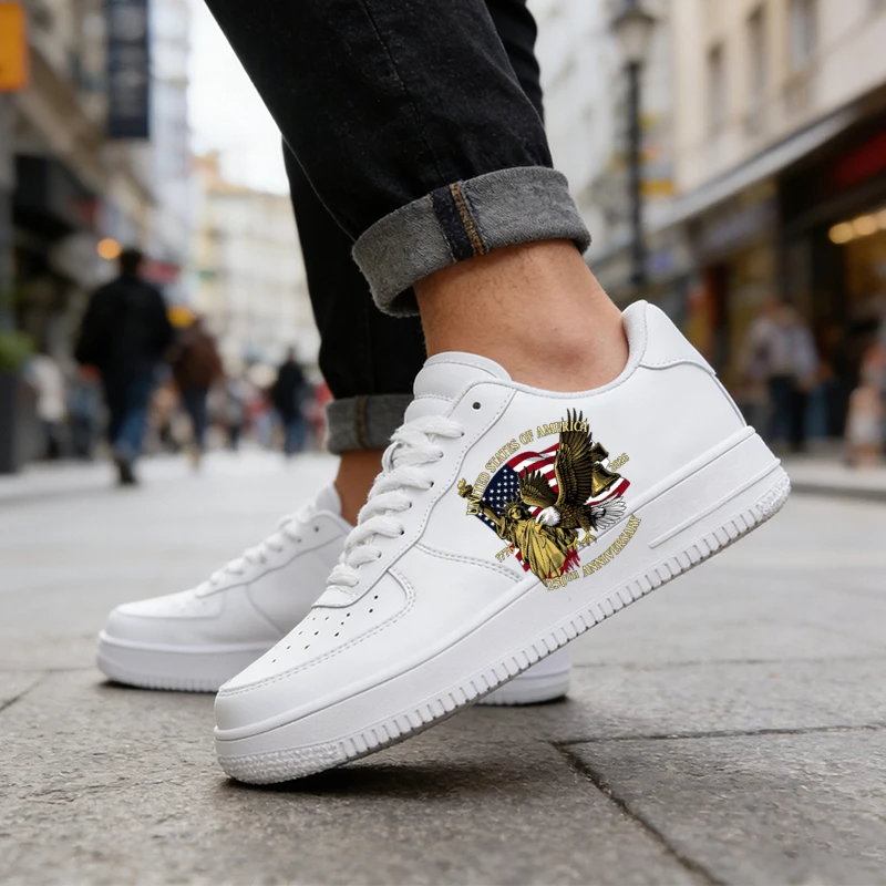 

Men's Summer Versatile White Shoes, Breathable Slip-On Soft-Sole Unisex Casual Sneakers