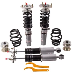 Coilovers Suspension Set For BMW E46 320i 325i 330i 1998-2005 Adjustable Height Suspension Spring Camber