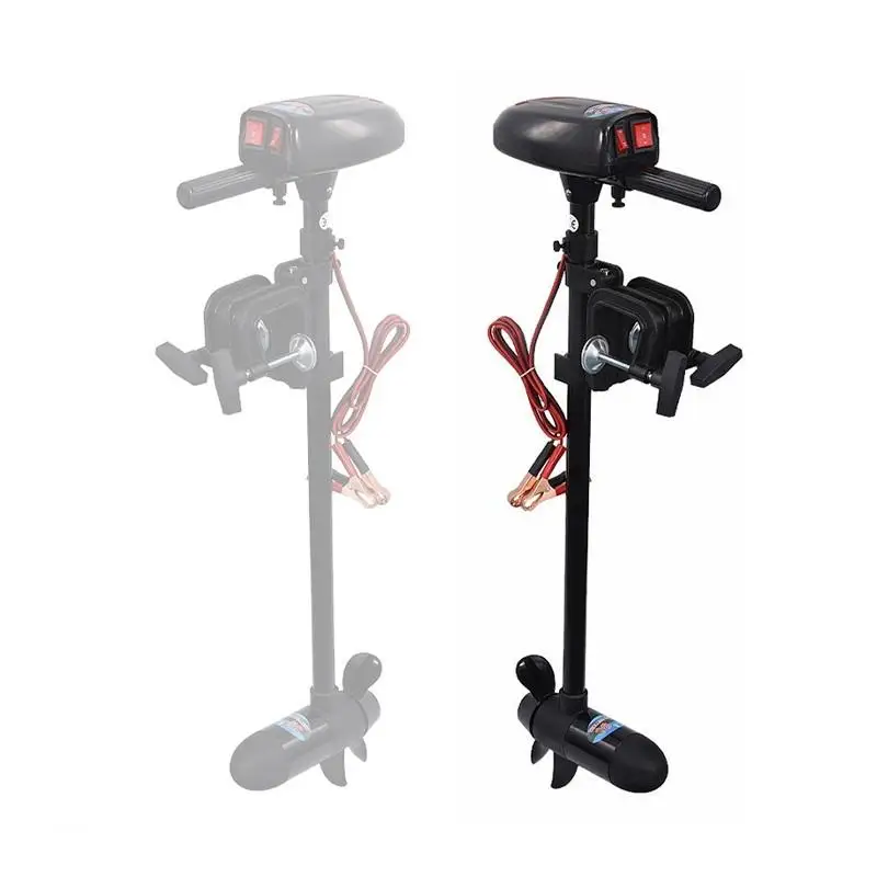 12V 28lbs Electric Trolling Motor for PVC Inflatable Kayak Fishing Boat Outboard Engine Drifting Lakes & Rivers
