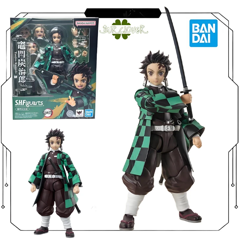 

BANDAI ORIGINAL S.H. FIGUARTS DEMON SLAYER: TANJIRO KAMADO ANIME FIGURERYUKI JOINTS MOVABLE ANIME ACTION FIGURE TOYS GIFTS FOR