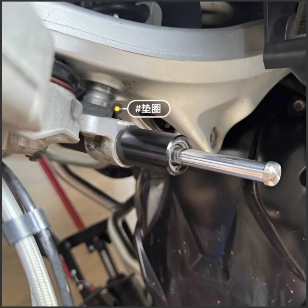 For BMW Motorcycle R1250GS R1200GS Adventure S1000RR S1000R RnineT F800R K1200RS Damper Buffer Pad Cotton Black Accessories