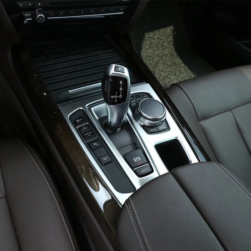 

Серебряные для BMW X5 X6 F15 F16 2015-2018 ABS пластиковые молдинги для интерьера автомобиля, Центральная рамка, отделка