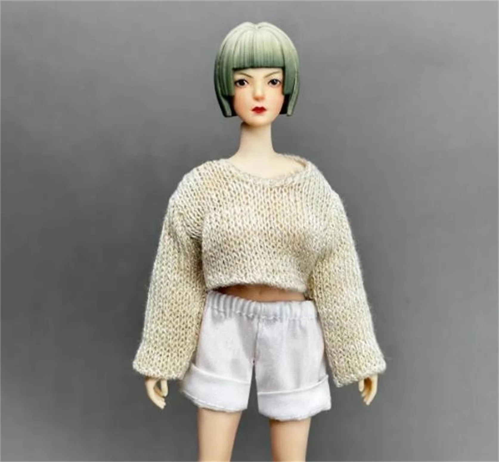 1/12 سترة سترة محبوك قميص الملابس النسائية ل 6 "TBl PH ألعاب شخصيات الملابس الذكور ل 6'' الذكور الجندي عمل الشكل