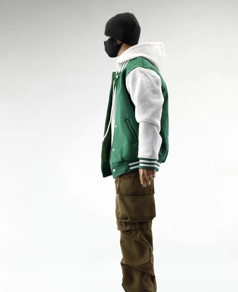 1/6 Scale Male Loose Casual Baseball Clothes Fashion Street Coat Jackets for 12in Action Figure Body Model Toys view 4