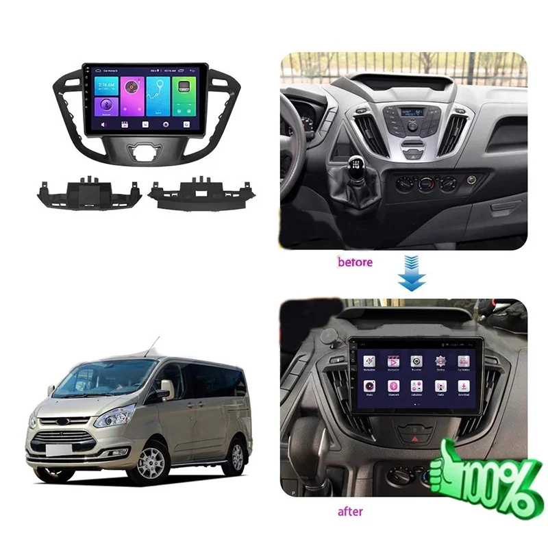 Car Audio Panel Car Multimedia Radio Frame Dashboard Panel 9