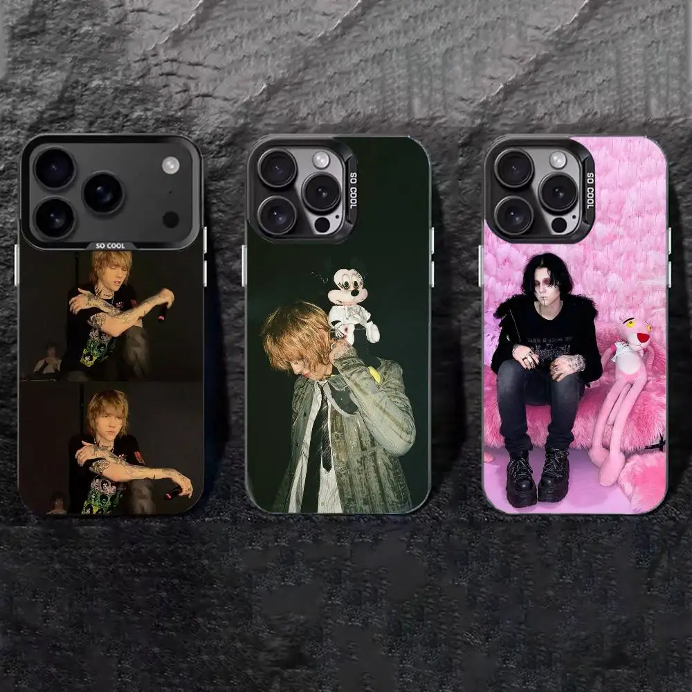 

Kai Angel Damage SINGER Phone Case For iPhone 17,16,15,14,13,12,11 Plus,Pro Max,XS,Colored silver phone case