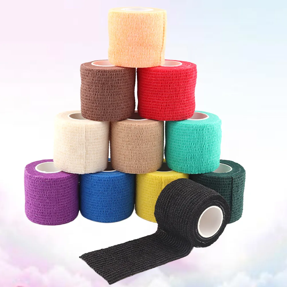 5Pcs Pet Bandage For Salon Professional Self- Elastic Bandages Disposable Wrap Compression Grip Cover Wound Care