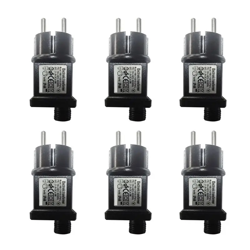 A53Q-6X Power Adapter 31V 6W 193MA Output Current 100V-240V Waterproof Electronic Adapter Eight Function EU Plug