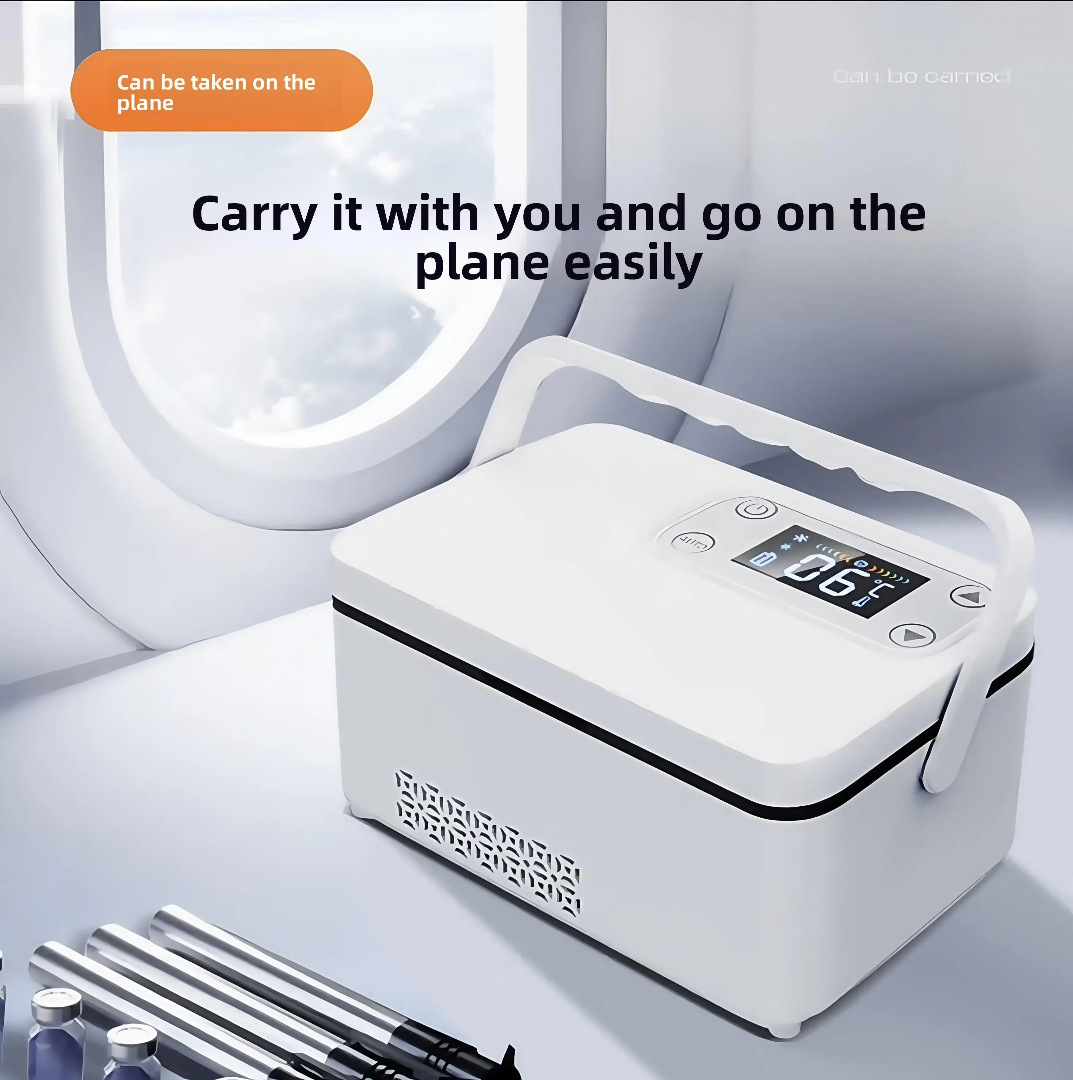 

Insulin refrigerator, diabetes, travel necessities, portable multi-purpose drug refrigerator, car mini refrigerator