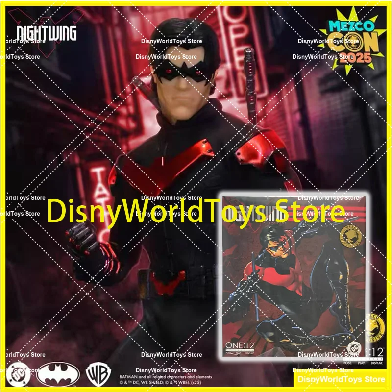 

100% Original Mezco Toys Nightwing In Stock Anime Action Figure Model Toys Gifts