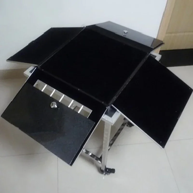 Automatic Doves To Cockatoo Magic Trick Remote Control Dove Transformation Stage Illusion Prop with Rolling Table Magician Magia