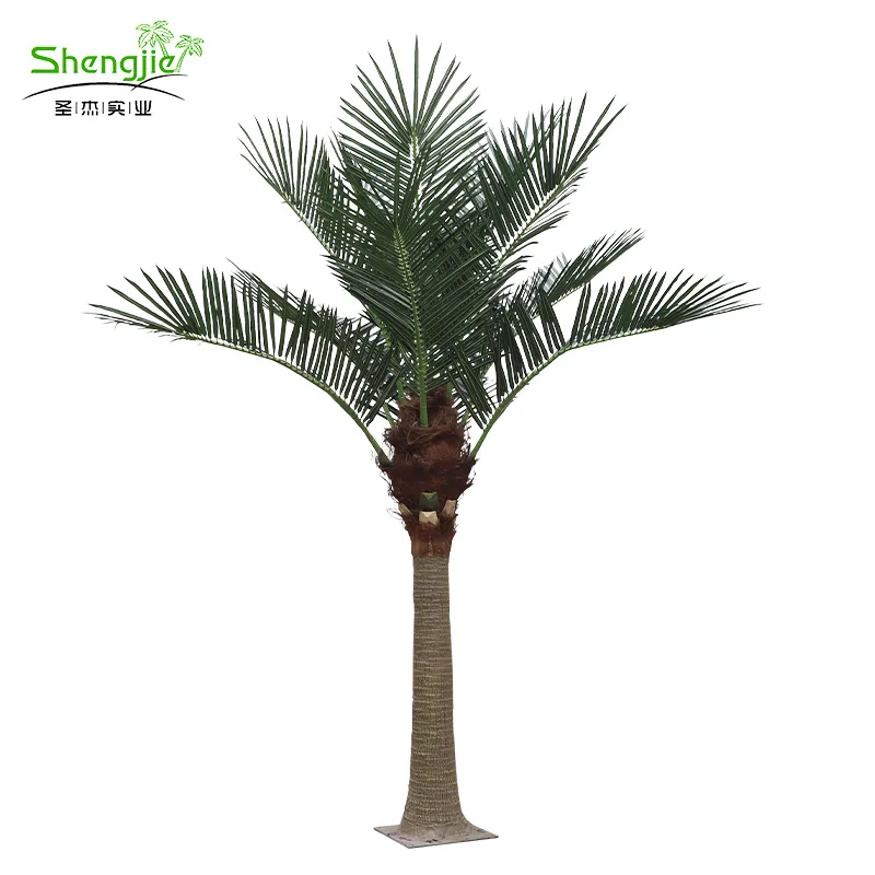 DSA large artificial tree outdoor square water park landscape decoration fiberglass king coconut