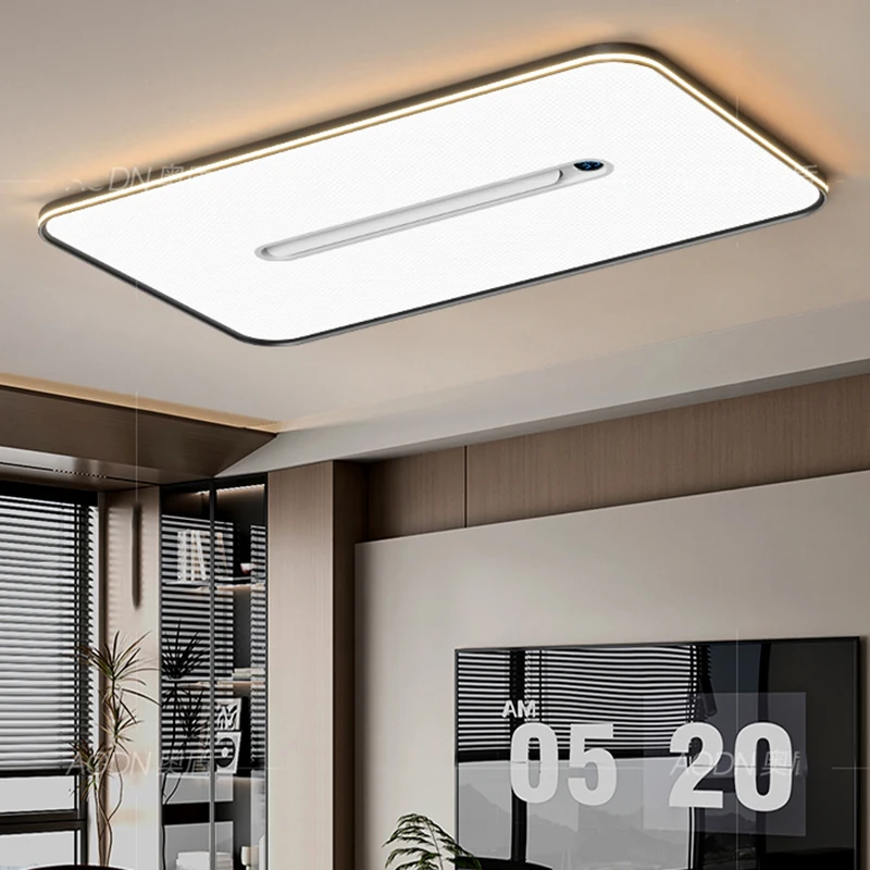 Modern ceiling lamps bedroom folding Ceiling fan ceiling fan with led light and control ceiling lamp for living room lighting