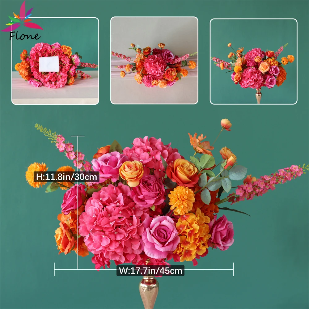 

5pcs/lot Wedding Decoration Flores Artificiales Table Flowers for Centerpieces for Weddings & Home Party Event Decor HY2523