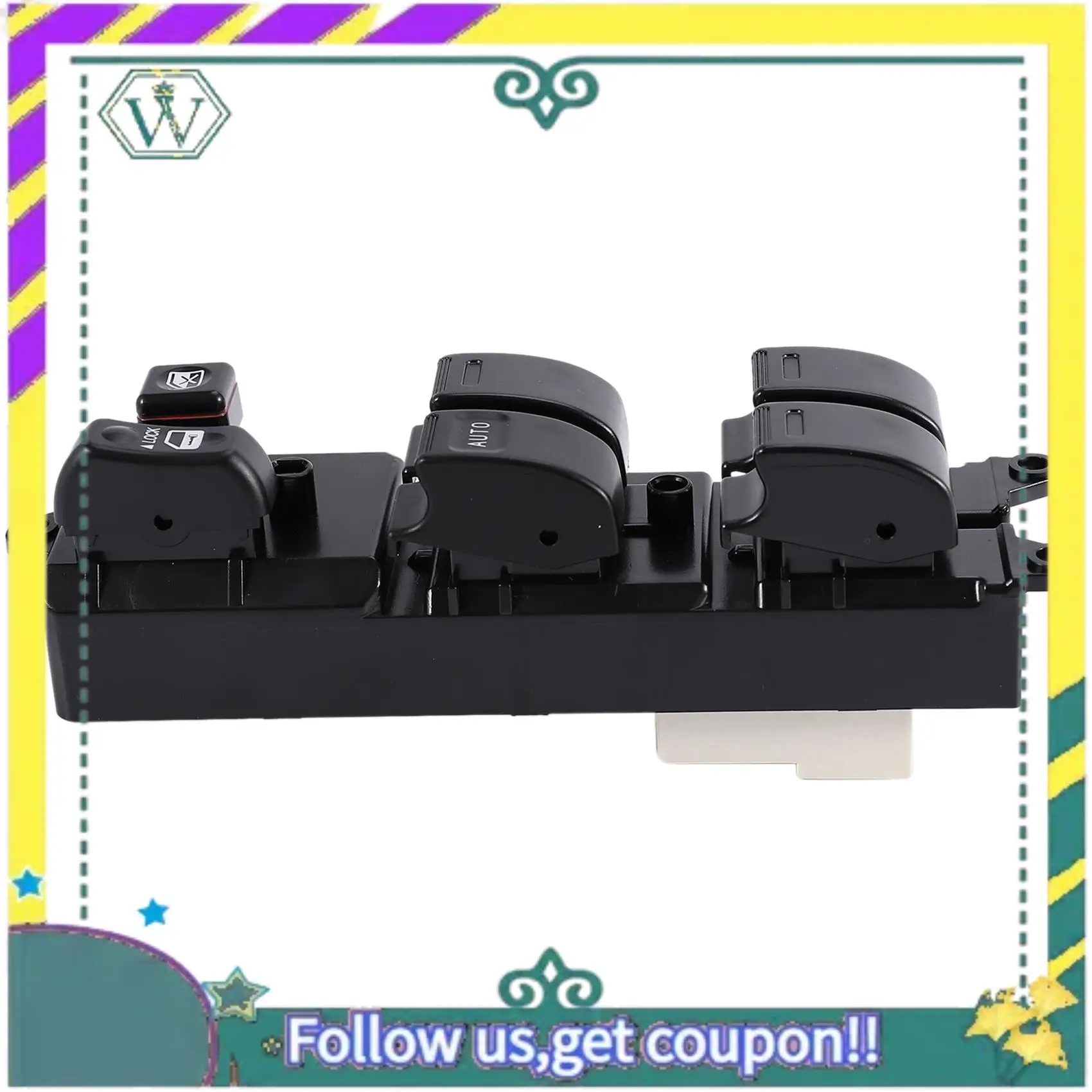 

Upgraded 2 Set Car Accessories: 1 Pcs Window Master Control Switch & 1 Set Car Front Bonnet Hood Gas Struts
