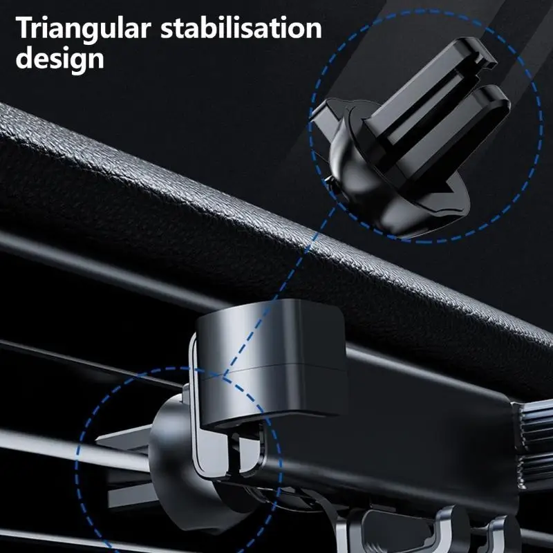 Y1UB 360 درجة الدورية الجاذبية حامل لوحة القيادة تنفيس الهواء جبل حامل هاتف السيارة شفط كأس/هوك نوع حمالات السيارات #5