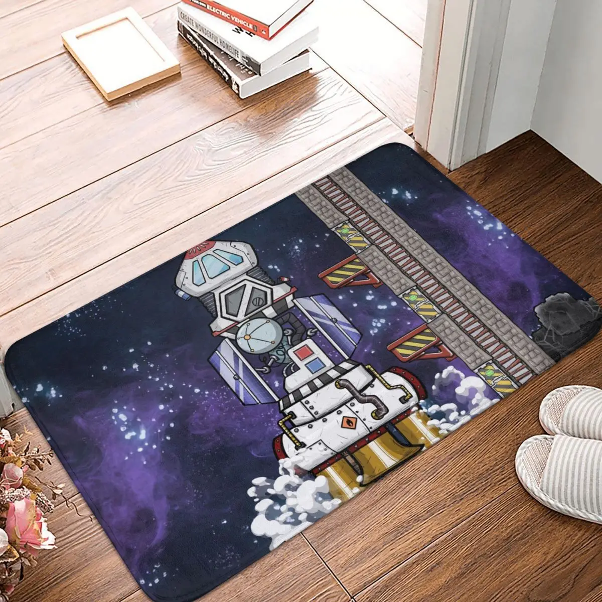 O-Oxygen Not Included Anti-Slip Doormat Kitchen Mat Aircraft Hallway Carpet Welcome Rug Indoor Decorative