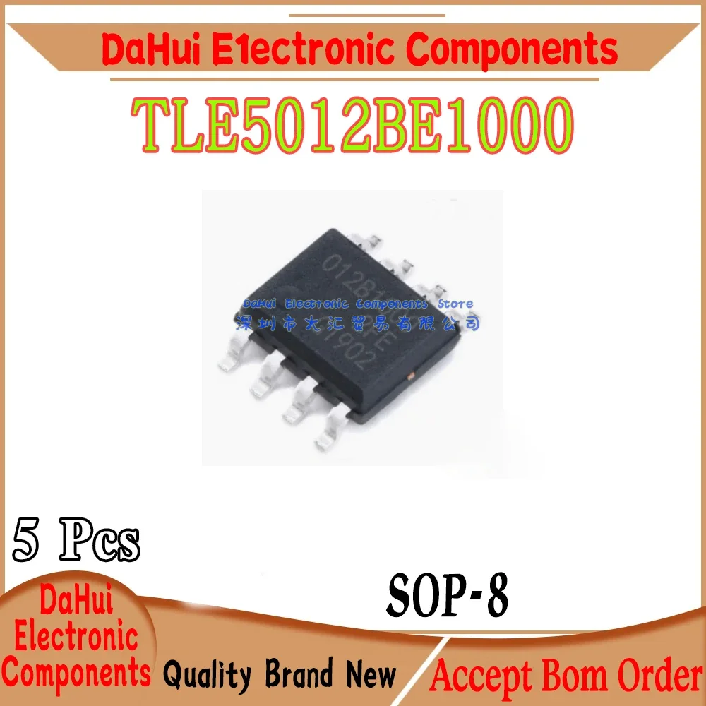 (5piece)100% New TLE5012BE1000 TLE5012B 012B1000 01281000 sop-8