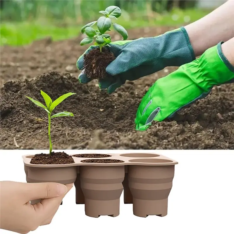 For Herbaceous, Flower Plants- Silicone Plant Trays For Germination, Gardening Plants