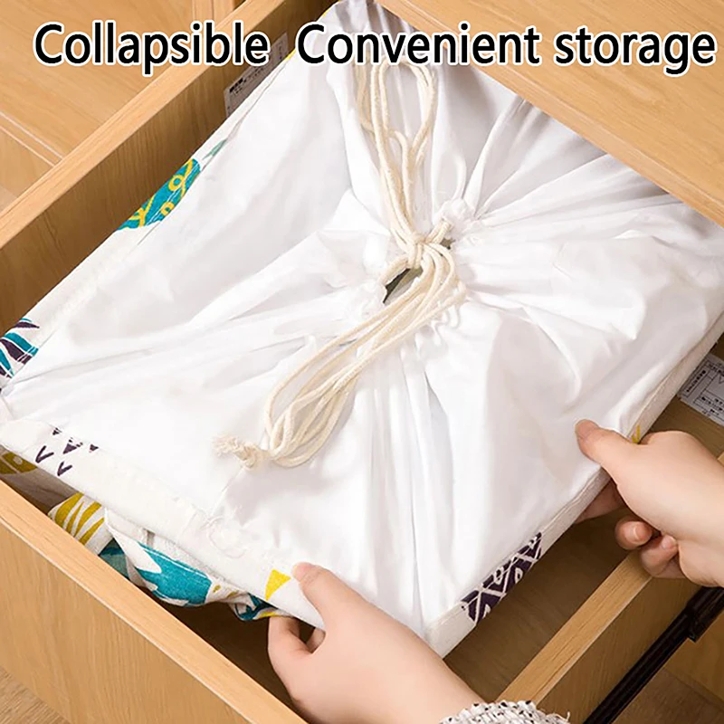 Foldable Storage Bag With Zipper Large Capacity Quilt Clothes Storage Bags Moisture-Proof Blanket Bedding Clothing Organizer