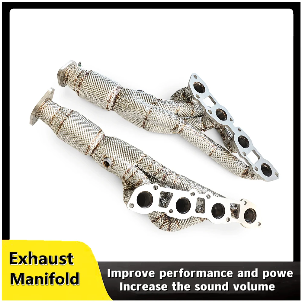 For Lexus ISF 5.0 V8 2016-2020 stainless steel  head section high flow exhaust system Engine mufflerexhaust manifold