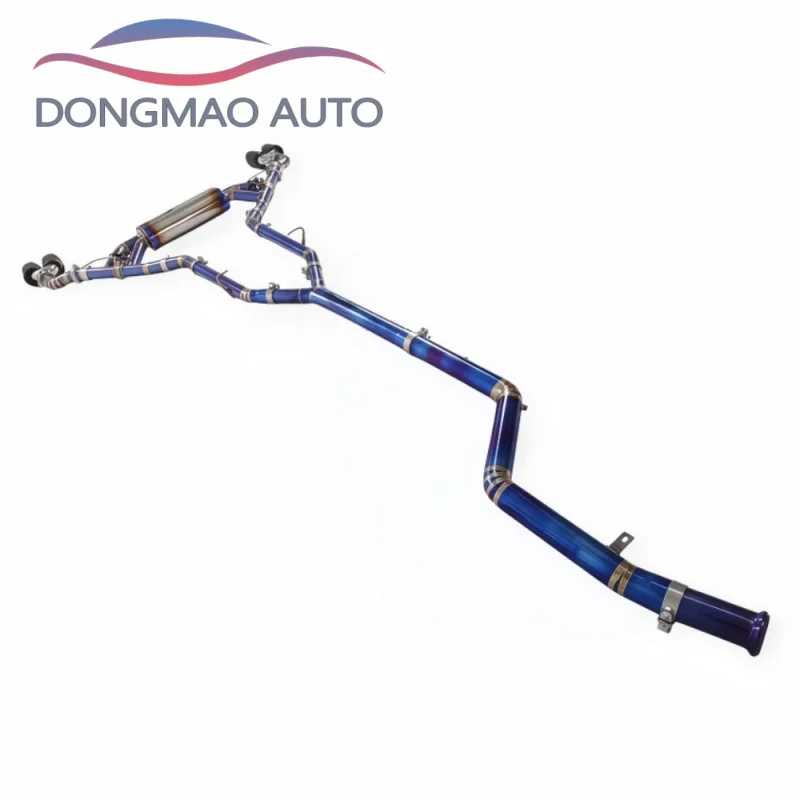 Suitable for BMW X5 G05 X6 G06 B58 3.0T 2019-2023 mid to rear end car exhaust pipe muffler with carbon fiber tip