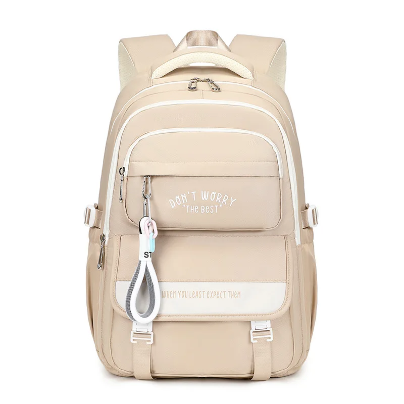 

New School Bag with High Appearance Level Junior High School Backpack Large Capacity Primary School Backpack Ins Wind mochila