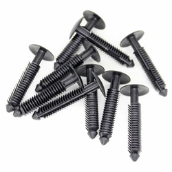 20Pcs Black Plastic Rocker Molding Clip Retainer Fastener Fit for Ford Mustang 2005-2007 2008 2009 2010 2011 2012 W710532-S300