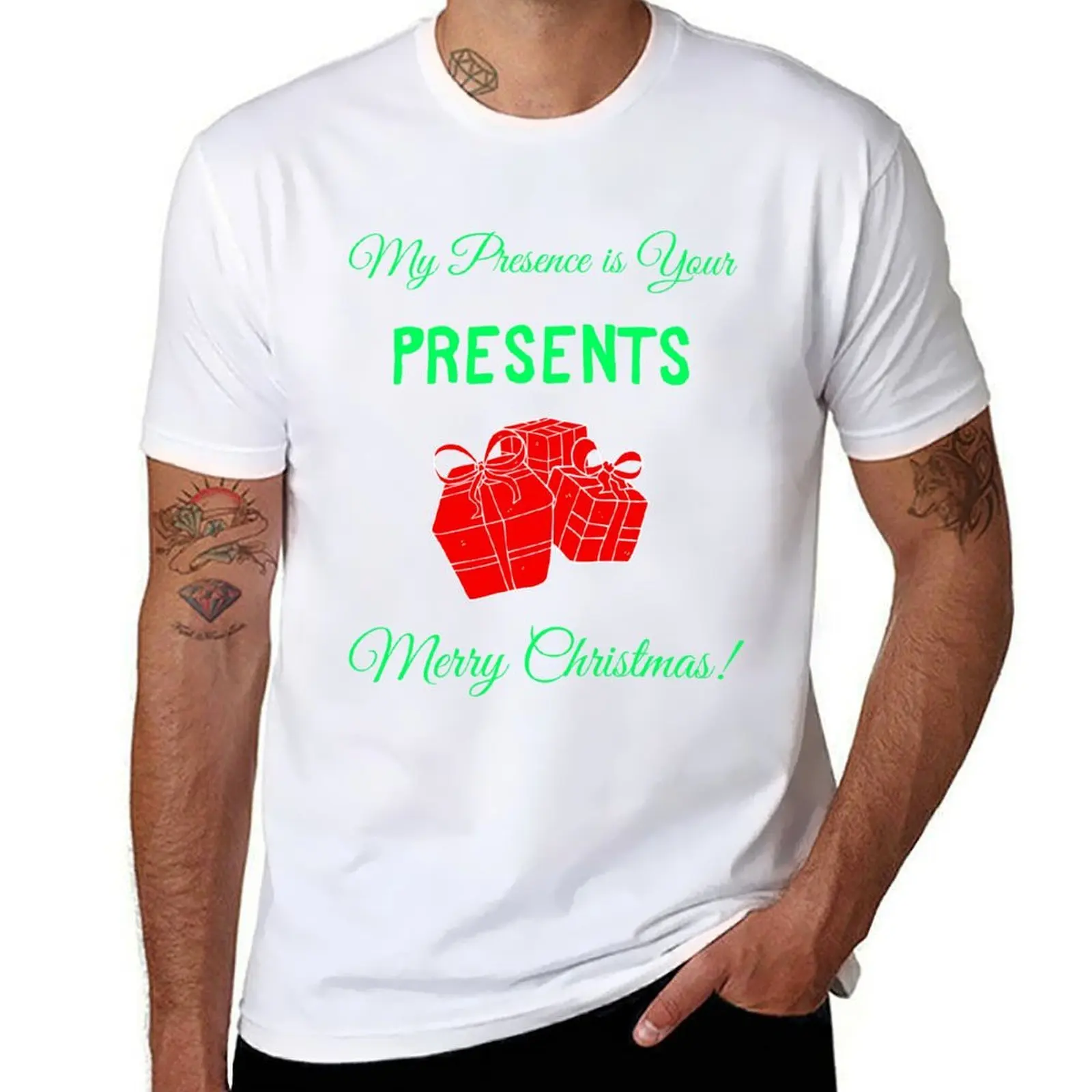 

Merry Christmas My Presence is Your Presents T-Shirt t shirt for man t shirt man casual T-Shirt