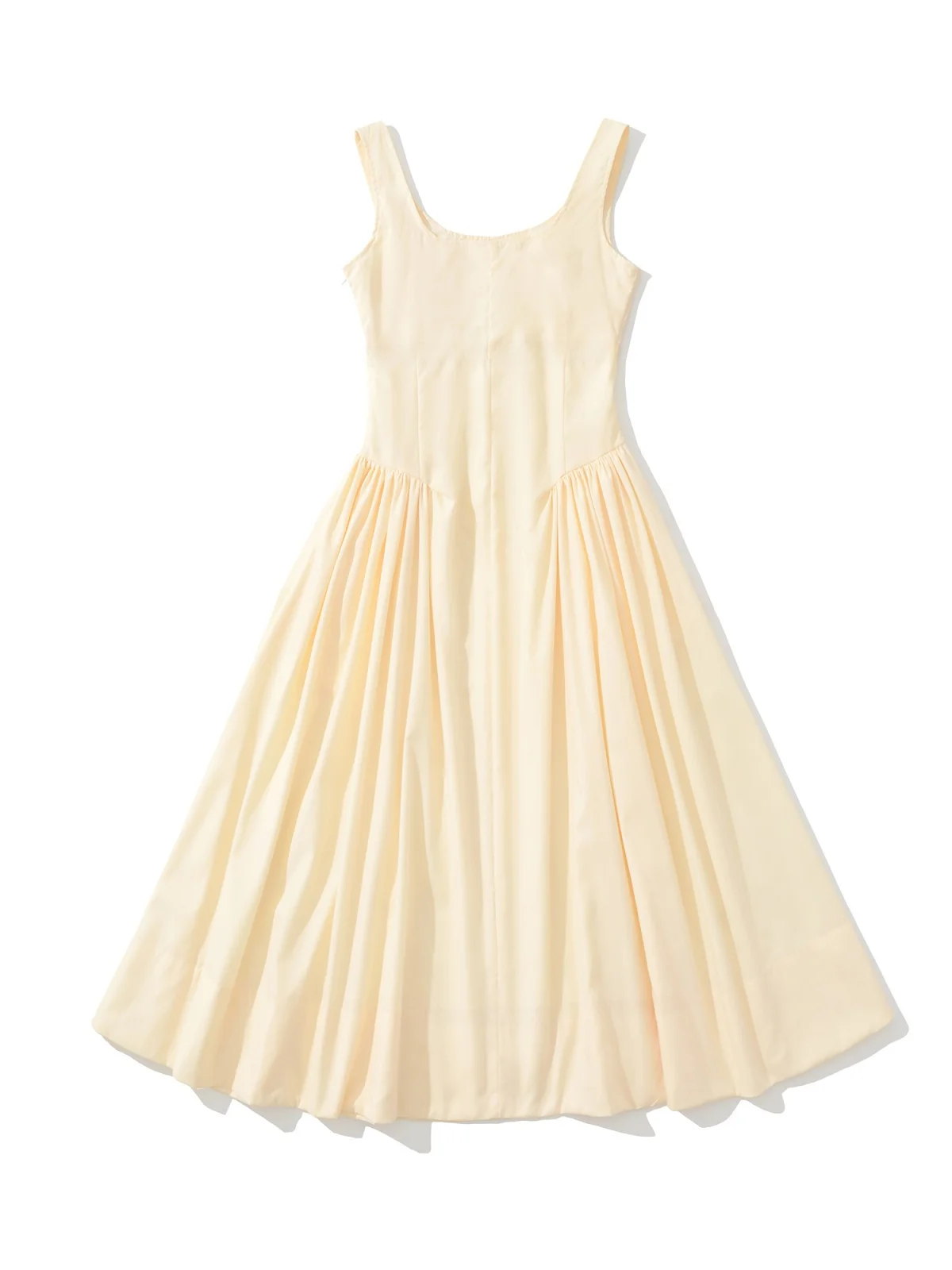 Rétro minceur Svel gilet Dr femmes Ele Midi longueur sangle Dr français Sle taille haute coton robe usage quotidien