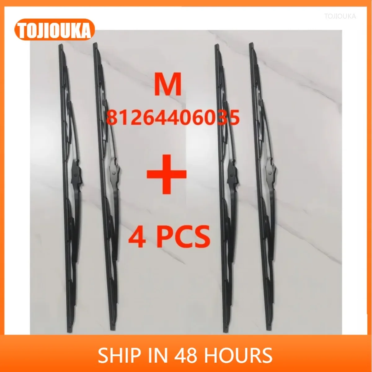 TTJ 4 PCS IN Suitable for MAN Truck 700mm Wiper Slices M 81264406035 81264400029 81264400063 81264400068 A
