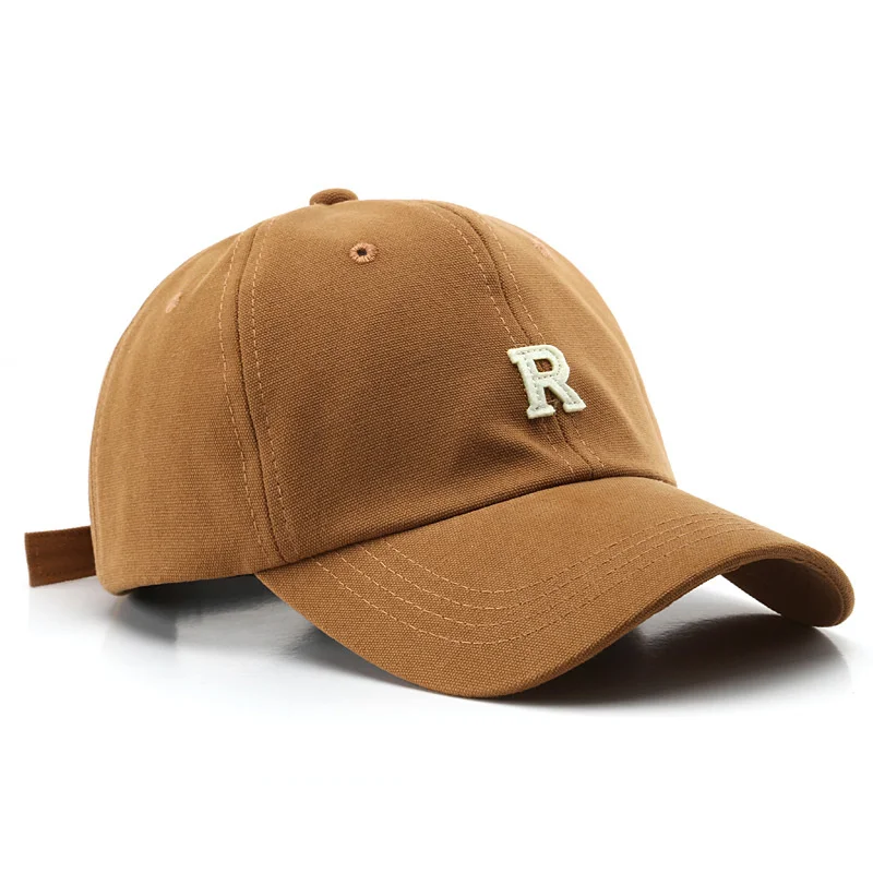 Dropshipping Fashion Letter R Embroidered Baseball Cap Adjustable Sports Hat Outdoor Dad Hat Snapback Hat