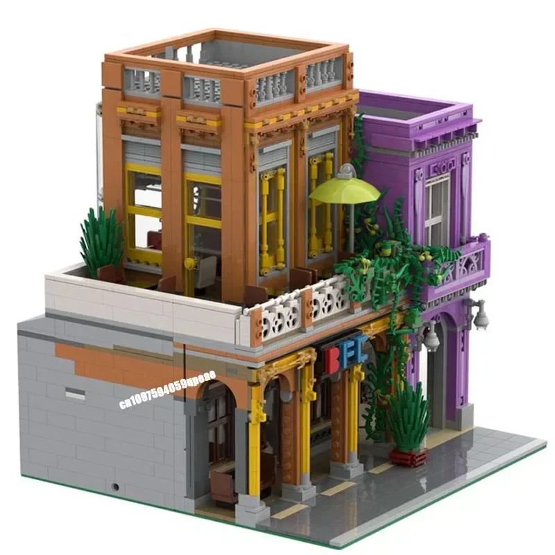 ใหม่ 3041PCS เมืองขายร้อนสตรีทวิว Moc โมดูลาร์ BFC ร้านอาหารรุ่นที่กำหนดเองปริศนา DIY ความคิดสร้างสรรค์ KidToy ของขวัญวันเกิด