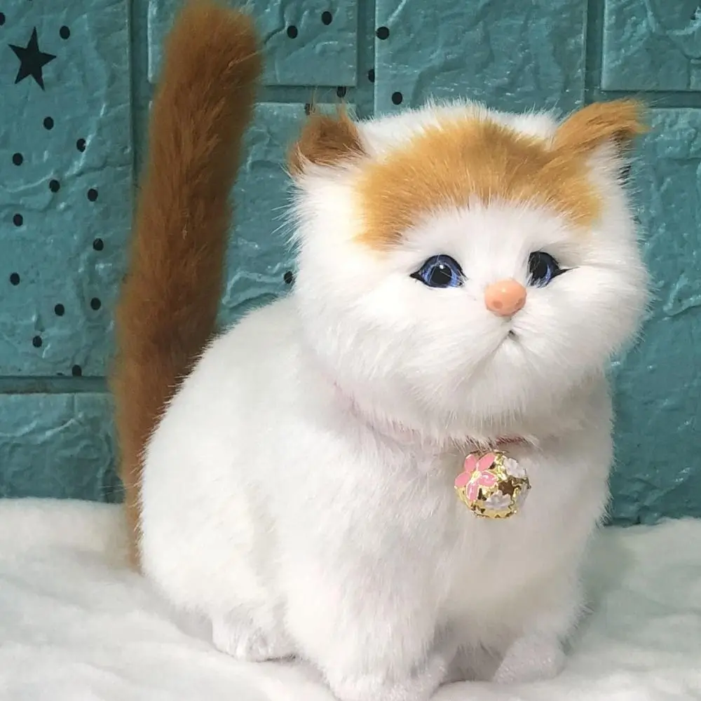 الحلي محاكاة دعوة رائعتين القط الصوتية متعدد الألوان لعبة خفيفة الوزن لعبة القط