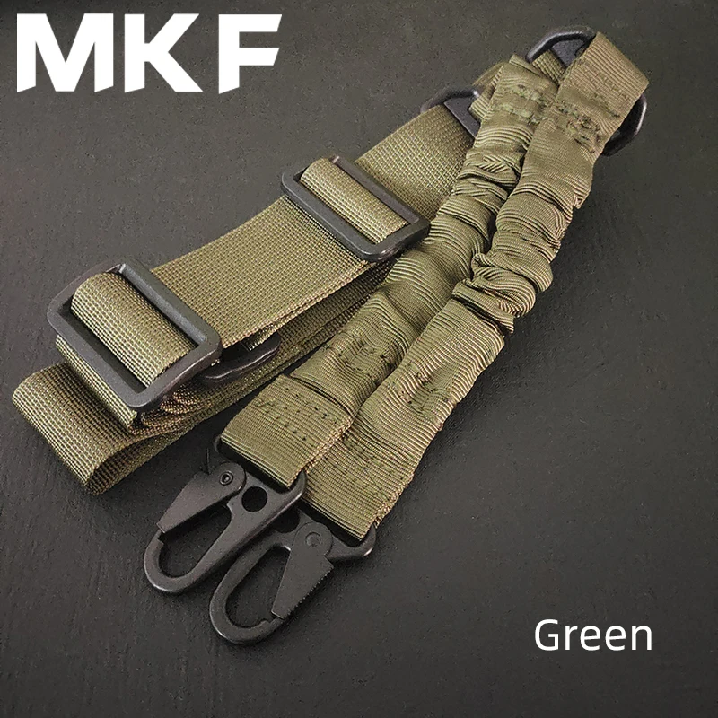 Outdoor Tactical 2-point Olecranon Gun Sling Strap Adjustable Shoulder Strap QD Buckle Release Rifle Strap Hunting Accessorie