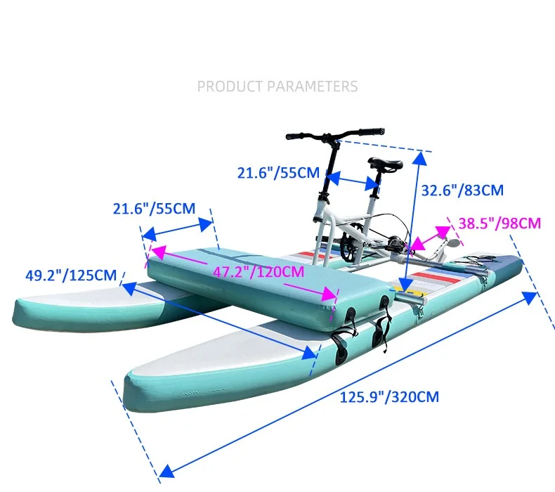 Inflatable  water equipment water bikes