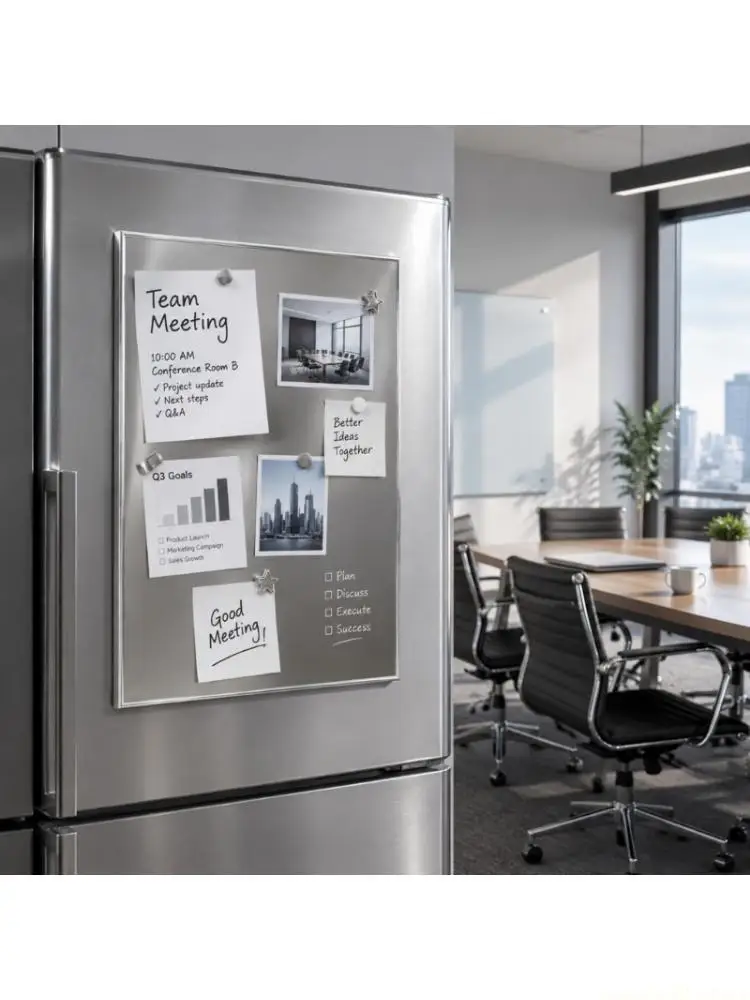 Stainless Steel Board for Entryway Reminders and Messages