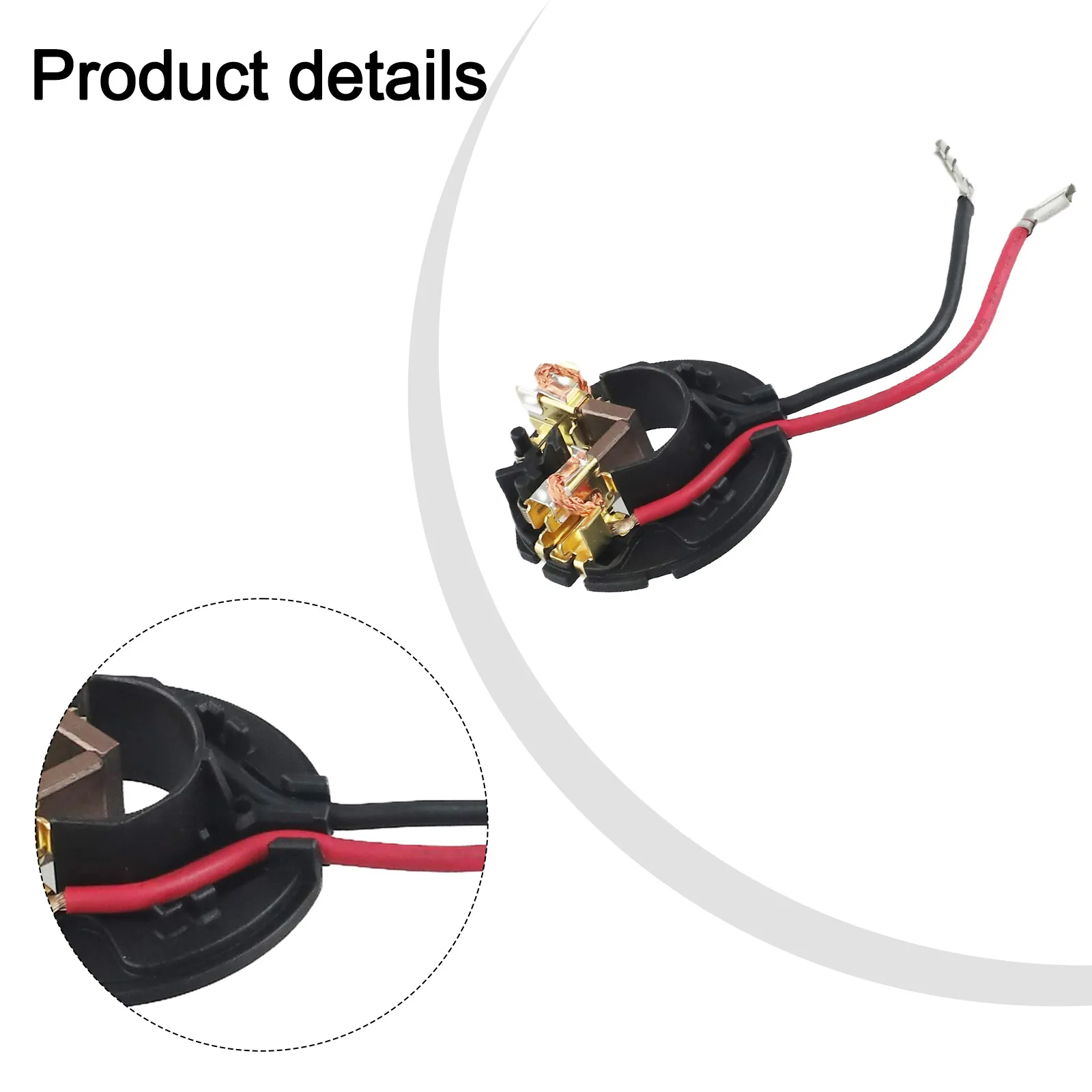 

DDF482 Carbon Brush Holder Garden Tool Parts 619380-9 619583-5 Low Noise Part Petrol/Gas Set For DHP482RFE New