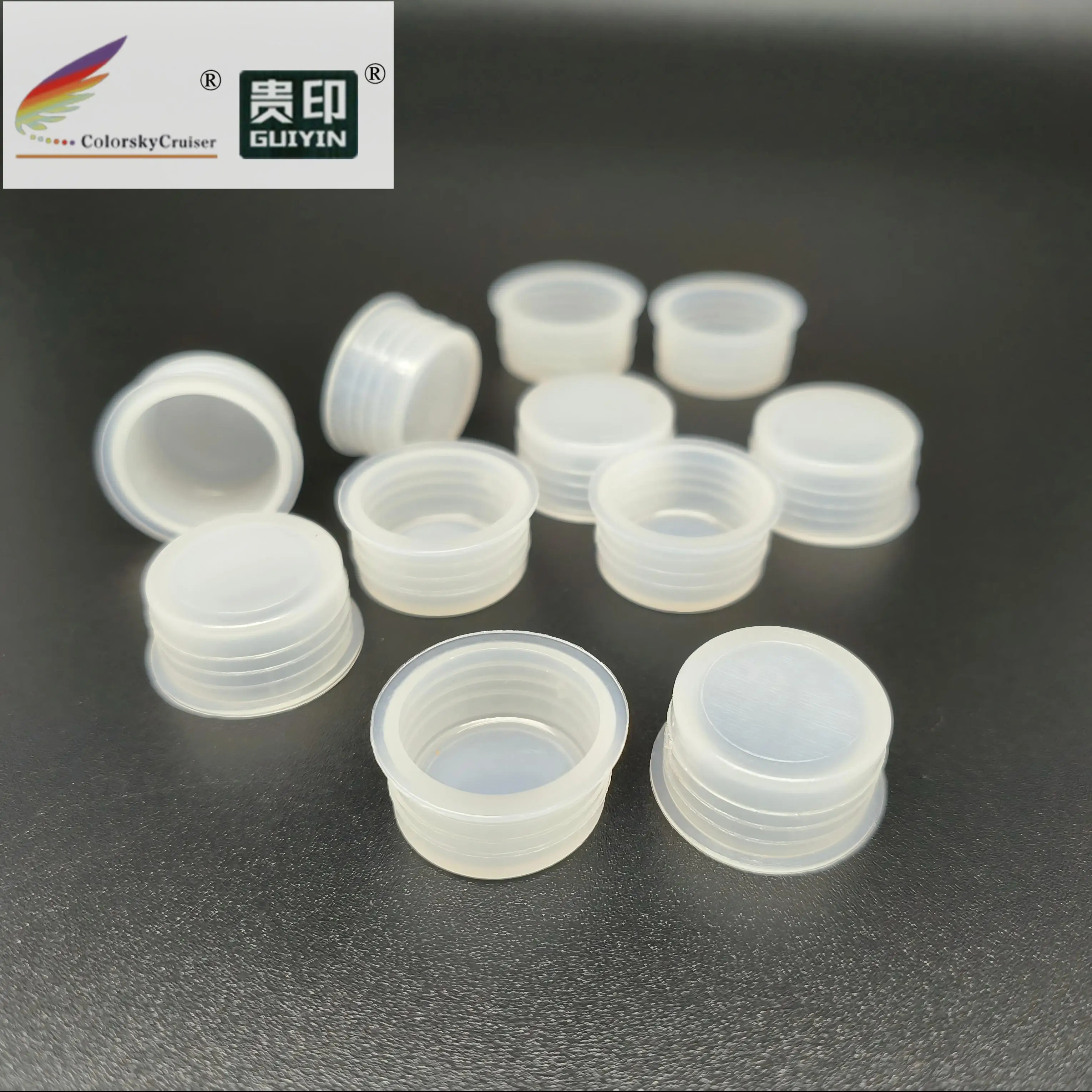 (ACC-CAP20) Tapa de la cazoleta del cartucho de tóner para cartuchos de tóner Samsung Xerox Dell, diámetro de 20 mm, 100 unidades/lote