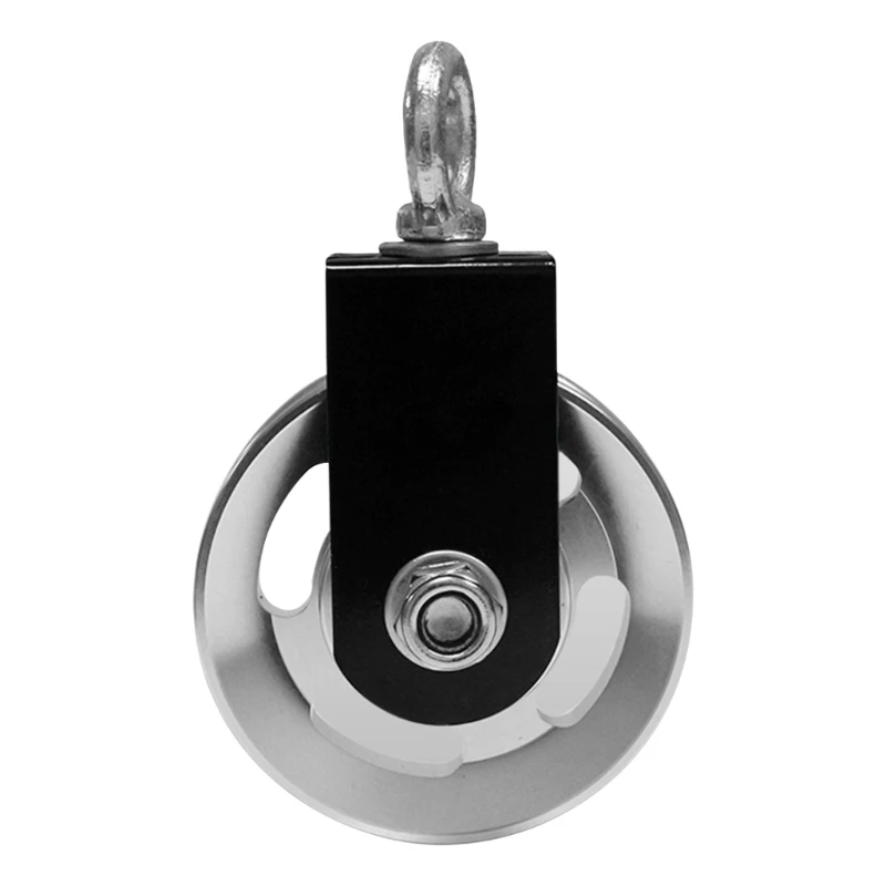 Robusto cavo fitness Puleggia in alluminio Sistema puleggia Ruota fissaggio fai-da-te Drosphip