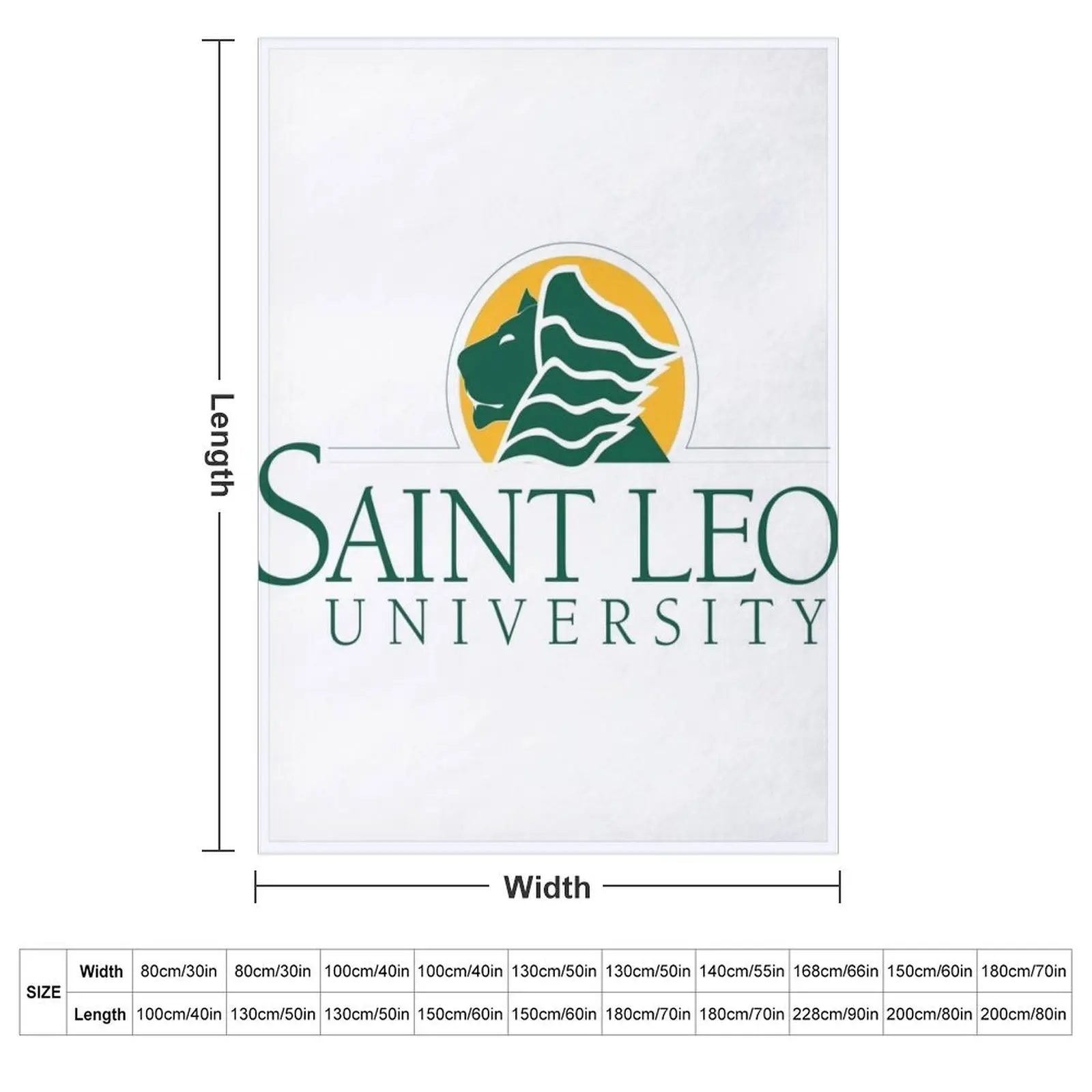 Saint Leo University Throw Blanket Soft Plaid Thermals For Travel Decorative Sofas Polar Blankets