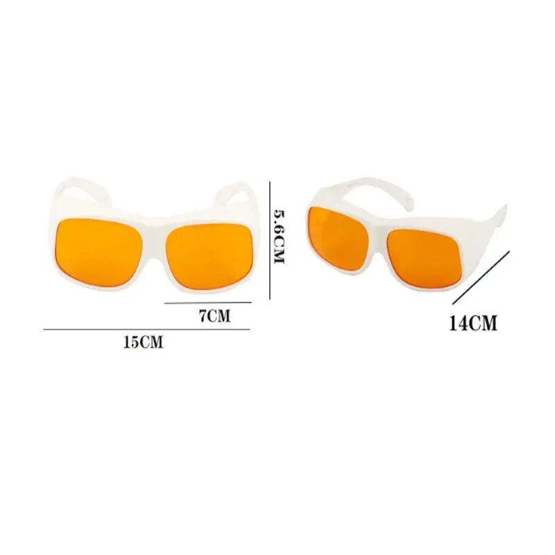 1pcs BP3267 405nm 450nm 190-490nm Violet Engraving Laser Protective Glasses without box