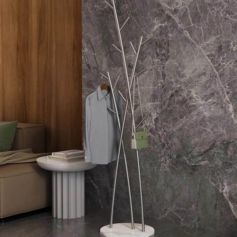 &Nordic Indoor Coat Rack Light Luxury Open Standing Modern Display Clothes Lounge Garment Porte Manteau Furniture