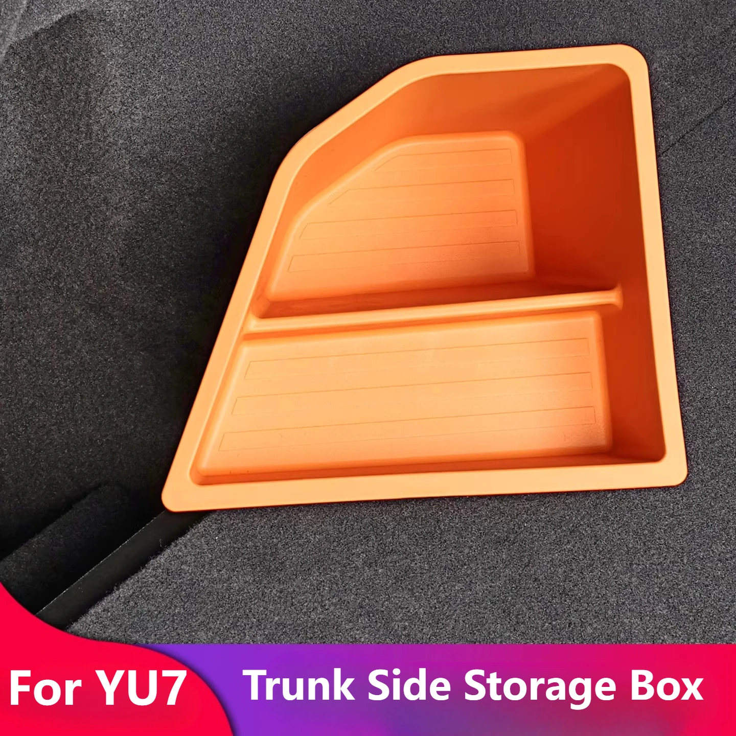 

For Xiaomi YU7 Trunk Storage Box Side Organizer Interior Modification Accessories